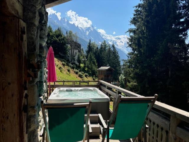 Hotel Les Chalets De Philippe Avec Jacuzzis Privatifs Шамоні Екстер'єр фото
