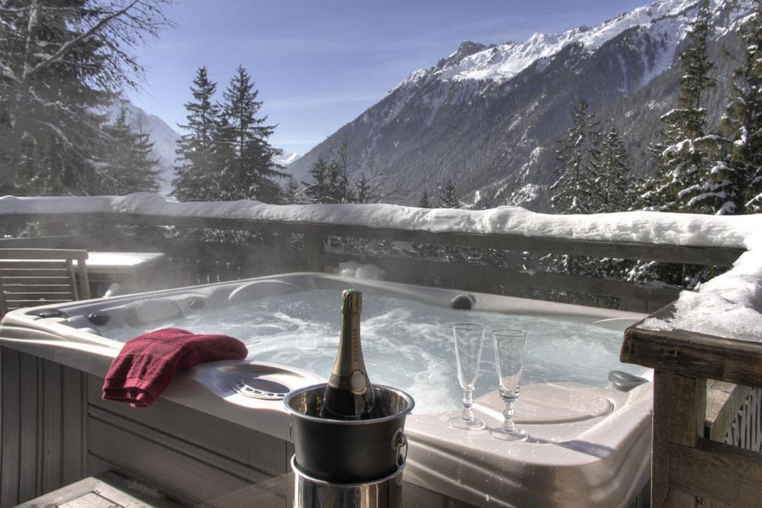 Hotel Les Chalets De Philippe Avec Jacuzzis Privatifs Шамоні Екстер'єр фото