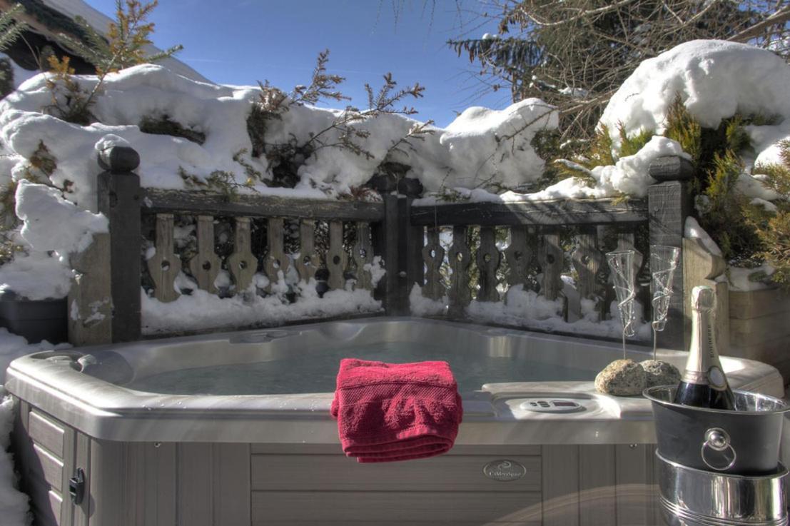 Hotel Les Chalets De Philippe Avec Jacuzzis Privatifs Шамоні Екстер'єр фото