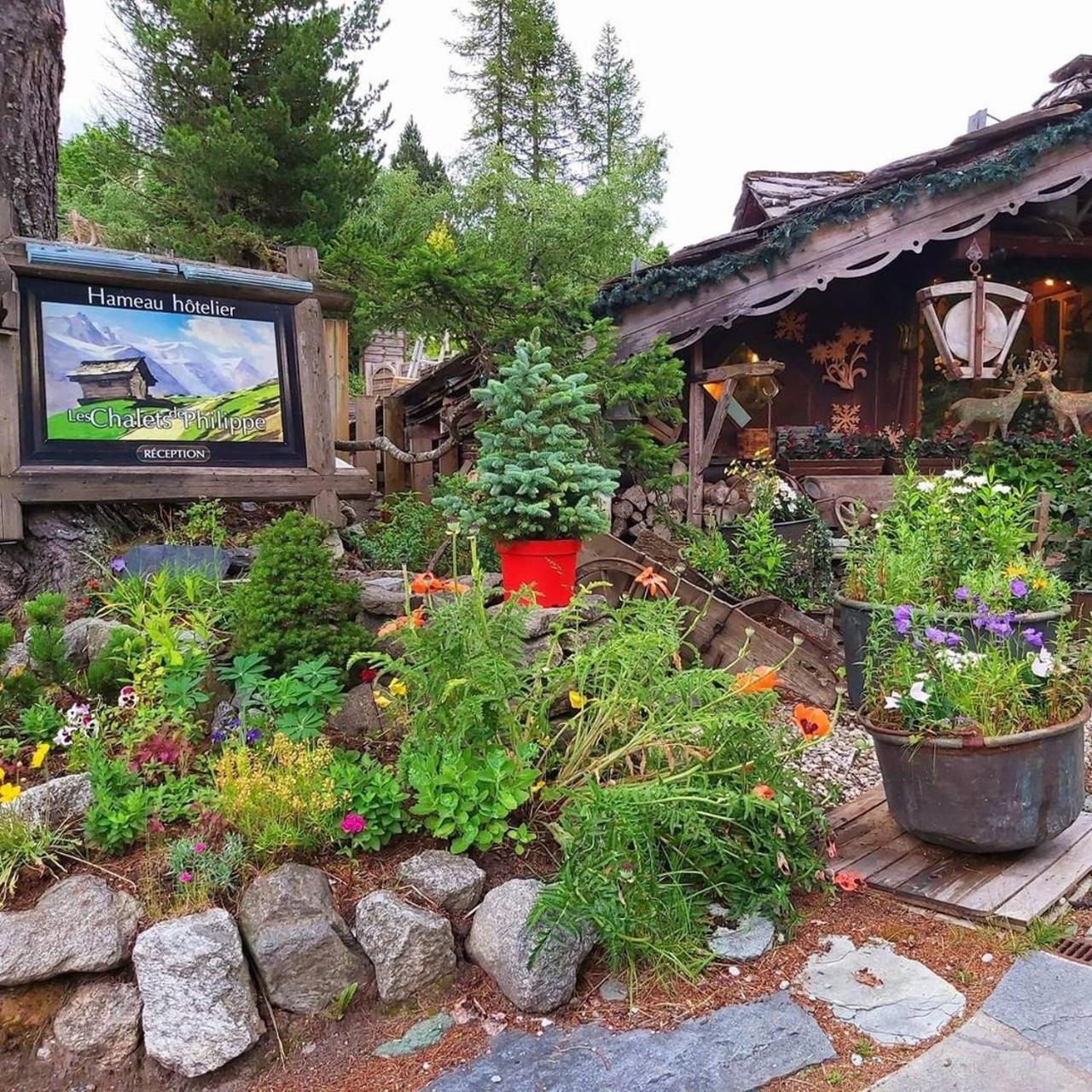 Hotel Les Chalets De Philippe Avec Jacuzzis Privatifs Шамоні Екстер'єр фото